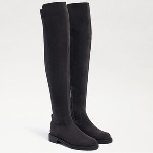 Sam Edelman Narisa Over the knee boot in moonlight grey suede size 8.5